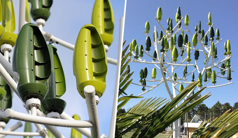 innovation éolienne pour particulier - l'arbre à vent de New Wind